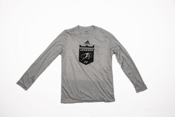 Adidas Pre-Game Long Sleeve - Soccer (Gray)