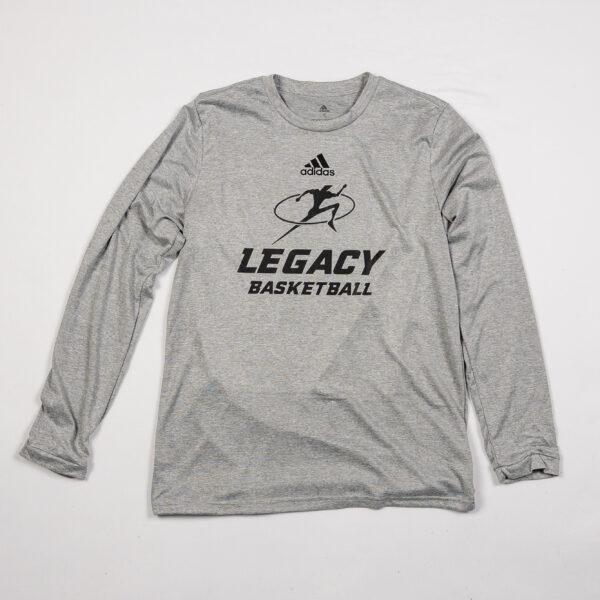 Adidas Pre-Game Long Sleeve Stacked - Basketball (Gray)