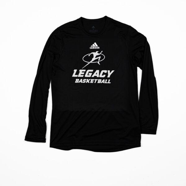 Adidas Pre-Game Long Sleeve Stacked - Basketball (Black)