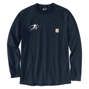 Carhartt 106656 Long Sleeve Pocket Tee - Legacy (Navy)